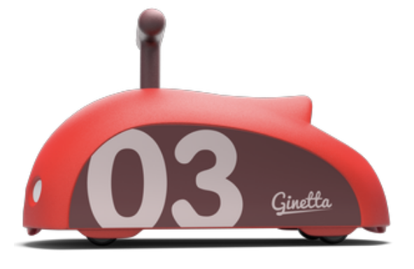 U3-Kübel-Rutscher Ginetta Rosso rot