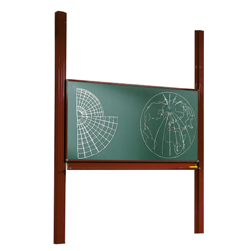 Pylonentafel mit einer Tafelfläche aus Stahl, Serie PY1 ST, grün